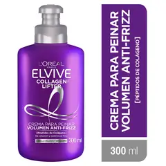 ELVIVE - Crema para Peinar Anti Frizz Colágeno Elvive 300 ml