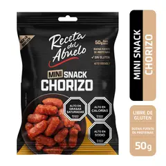 RECETA DEL ABUELO - Chorizo Mini Snack Receta del Abuelo 50 gr