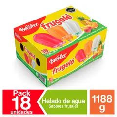 BRESLER - Pack Helado de Agua Frugele Bresler 18x66 gr