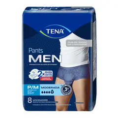 TENA - Ropa Interior Desechable Pants Hombre P/M Tena 8 un