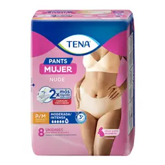 TENA - Ropa Interior Desechable Pants Mujer P/M Tena 8 un