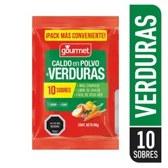 GOURMET - Caldo de Verduras en Polvo Gourmet 10 Un