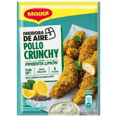 MAGGI - Sazonador Pollo Crunchy Sabor Pimienta Limón Maggi 50 g