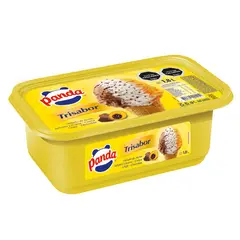 PANDA - Helado Trisabor Lúcuma Chocolate y Crema Panda 1.8 lt