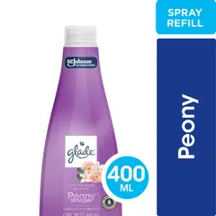 GLADE - Repuesto Aromatizante Ambiental Gatillo Peony Whisper Glade 400 ml