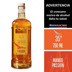 ALTO DEL CARMEN - Licor Pisco Blend Mango Passion Alto del Carmen 35° 750 ml