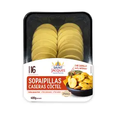 SAINT JACQ - Masas Sopaipillas Caseras Cóctel Saint Jacques 400 gr