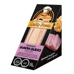 DAILY FRESH - Sandwich Jamón Queso Premium Daily Fresh 175 gr