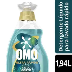 OMO - Detergente Líquido Speed Ciclo Corto Omo 1.94 lt