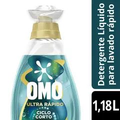 OMO - Detergente Líquido Speed Ciclo Corto Omo 1.18 lt