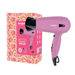 SIEGEN - Secador De Pelo Let'S Go Travel Tourmalina Ion Sg-3012C63