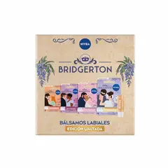 NIVEA - Pack Bálsamos Labiales Bridgerton Nivea 4 un