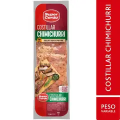 SUPER CERDO - Costillar de Cerdo Chimichurri Refrigerado Super Cerdo Peso Variable