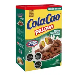 COLA CAO - Cereal Pillows Cola Cao Sabor Chocolate Dubai Pistacho 350 g