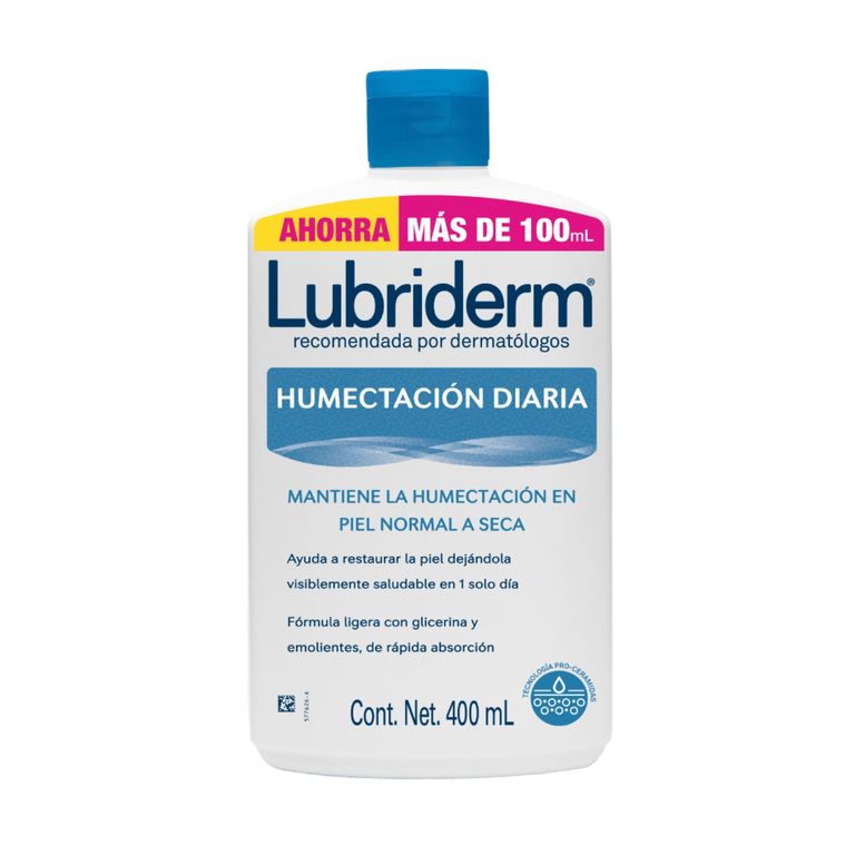 Crema Humectacion Diaria Piel Normal Lubriderm 400 ml
