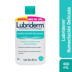 LUBRIDERM - Crema Humectación Delicada Piel Sensible Lubriderm 400 ml