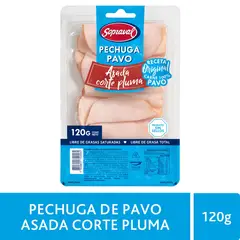 SOPRAVAL - Pechuga de Pavo Corte Pluma Asada Sopraval 120 gr