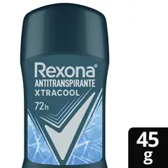 REXONA - Desodorante Antitranspirante Stick Xtracool Rexona 45 gr