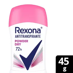 REXONA - Desodorante Antitranspirante Stick Powder Dry Rexona 45 gr