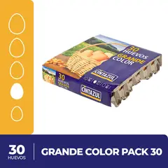 CINTAZUL - Huevo de Color Grande Cintazul 30 un