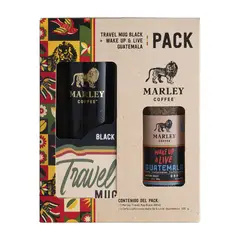 MARLEY COFFEE - Pack Café Wake Up Guatelama Marley Coffee 100 g + Travel Mug Black 400 ml