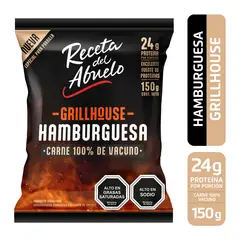 RECETA DEL ABUELO - Hamburguesa Grillhouse Vacuno Receta del Abuelo 150 gr