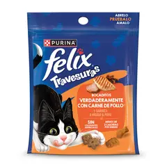 FELIX - Snack Bocaditos de Pollo para Gatos Adulto Felix 40 g