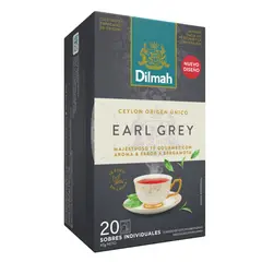 DILMAH - Té Ceylan Earl Grey Dilmah 20 Un