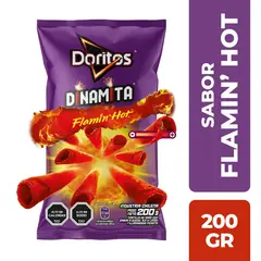DORITOS - Snack Doritos Dinamita Sabor Flamin Hot 200 g