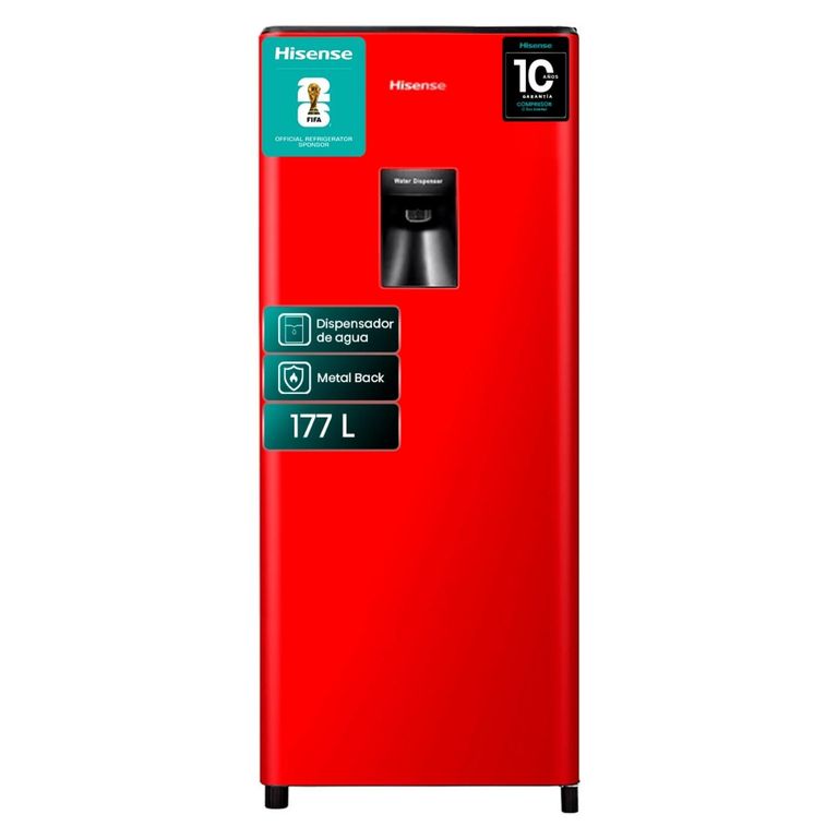 Refrigerador 177 Litros Frío Directo HRO179RD Hisense