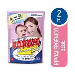 POPEYE - Detergente Líquido Hipoalergénico Popeye 2 lt