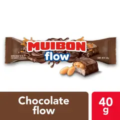MUIBON - Chocolate en Barra Nougat Flow Muibon 40 g