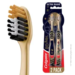 COLGATE - Pack Cepillo Dental Niño Ultra Suave Harry Potter Colgate 2 un