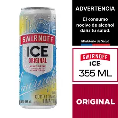SMIRNOFF - Cóctel Smirnoff Ice Original Lata 5° 355 ml