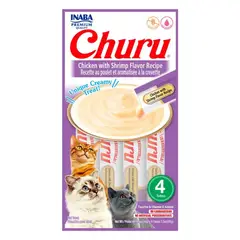 CHURU - Snack para Gatos Churu Sabor Pollo Camarón 56 g