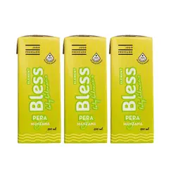 BLESS - Tripack Jugo Prensado Bless Pera y Manzana 3 x 200 ml