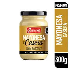 GOURMET - Mayonesa Tipo Casera Premium Gourmet 300 g