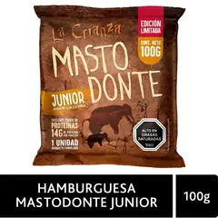 LA CRIANZA - Hamburguesa Mastodonte Junior La Crianza 100 gr