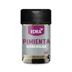 EDRA - Pimienta Negra Molida Frasco Edra 28 gr