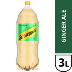 SCHWEPPES - Bebida Ginger Ale Schweppes Desechable 3 L