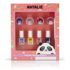 NATALIE - Estuche Esmaltes de Uñas y Brillos Labiales Kokone Friends Natalie 8 un