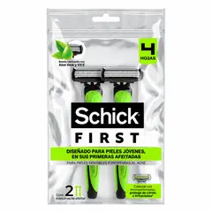 SCHICK - Máquina de Afeitar First Schick 2 un