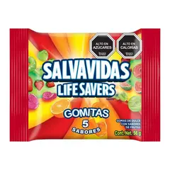 LIFE SAVERS - Gomitas 5 Sabores Life Savers 56 gr