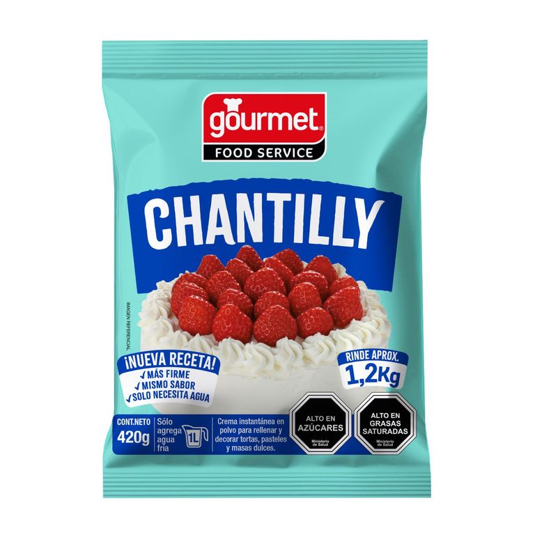 Crema Chantilly en Polvo Gourmet 420 gr