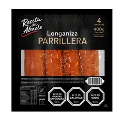 RDA - Longaniza Parrillera Receta del Abuelo 4 un