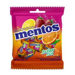 MENTOS - Masticables Mentos Sabor Frutas 106 gr